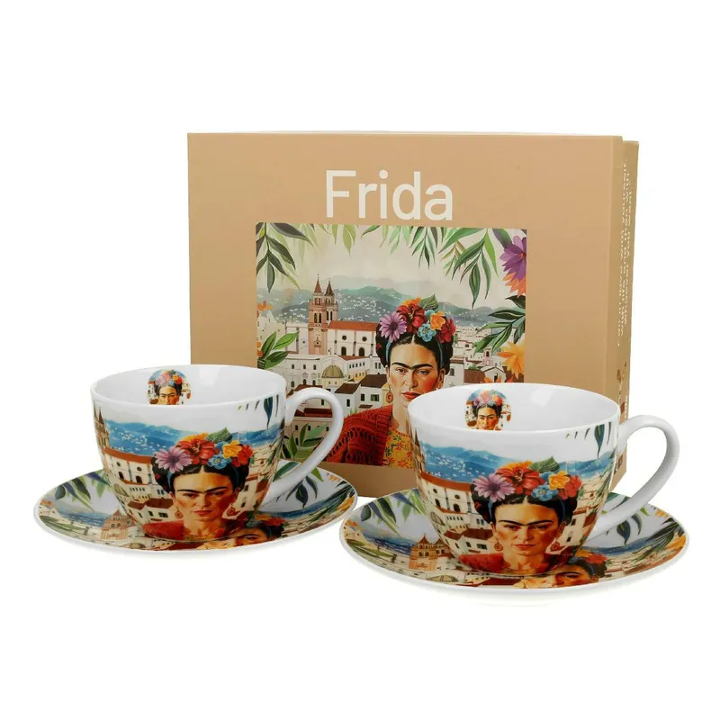 Zestaw 2 Filiżanek Mexican Art Frida 270