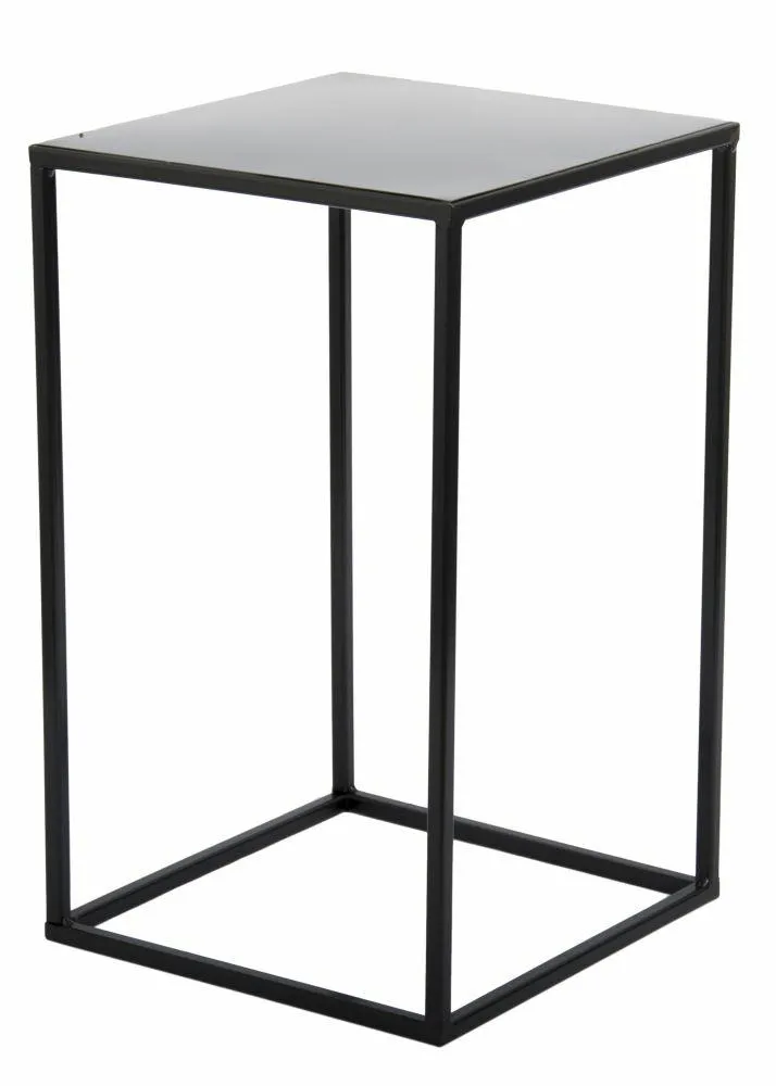 Nowoczesny Kwietnik Stojący 40cm - Czarny