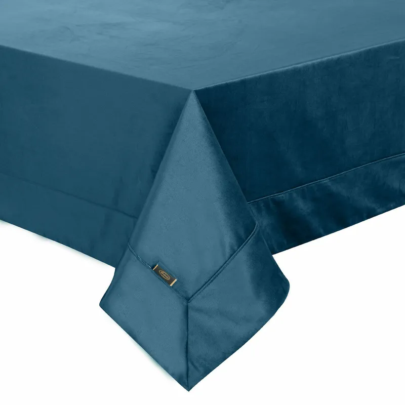 Obrus VELVET 145x180 cm - Granatowy