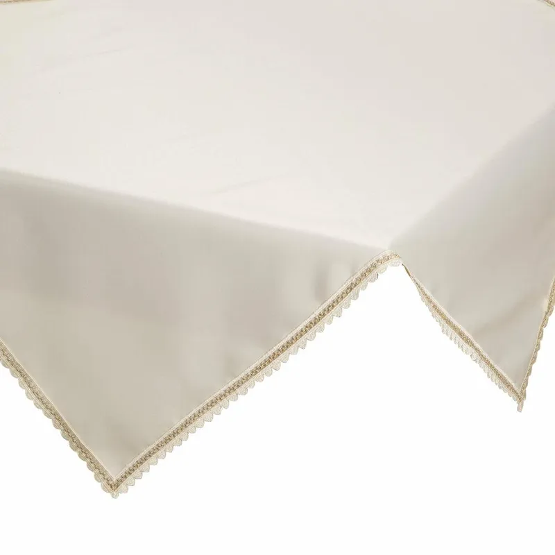 Obrus LACE 85x85 cm Haftowane - Kremowy