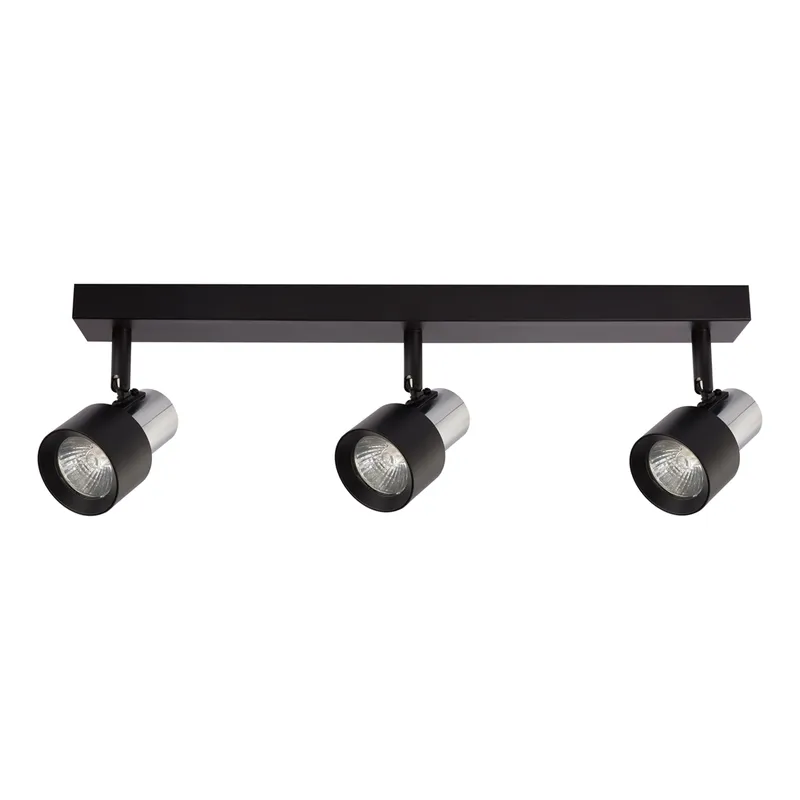 Lampa Sufitowa Spot CINO Czarny Srebrny