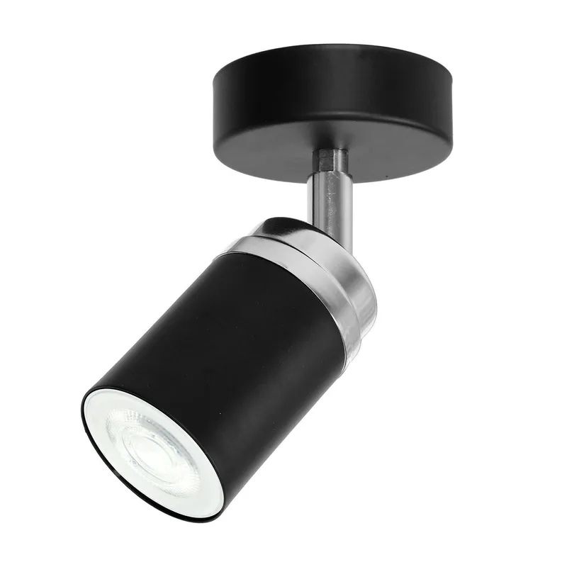 Nowoczesny Plafon Reno Lampa Spot - Czarny