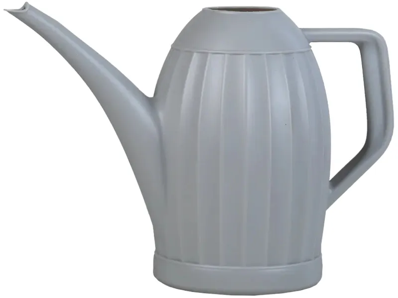 Konewka Do Podlewania Roślin Ribbed 2,1l - Srebrna