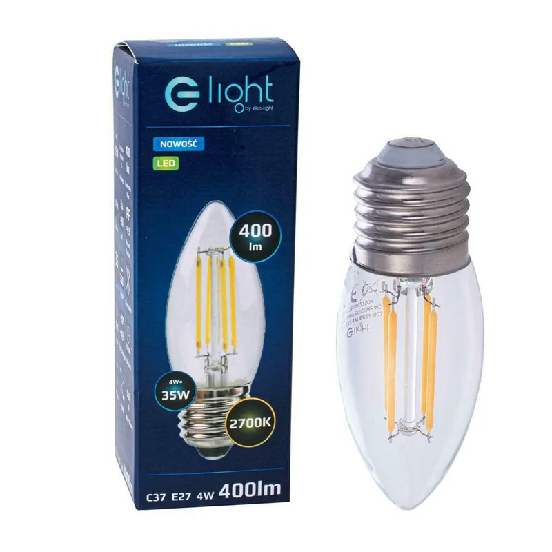 Żarówka Świeczka LED E27 5W