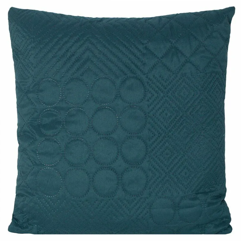 Poszewka BONI/5 40x40 Patchwor - Turkusowa