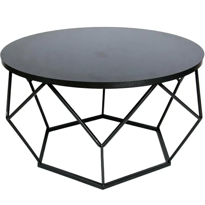 Stolik Kawowy Diamond 70 cm Czarny