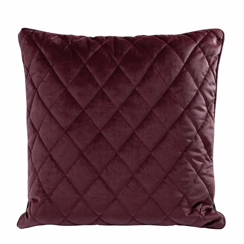 Poszewka VELVET/27 45x45 - Bordowa