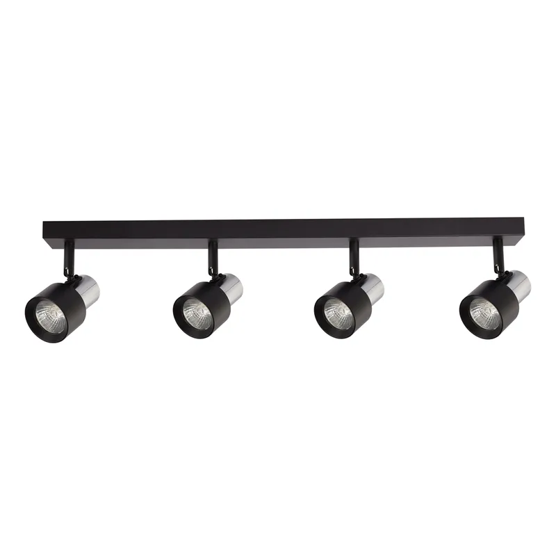 Lampa Sufitowa Spot CINO Czarny Srebrny