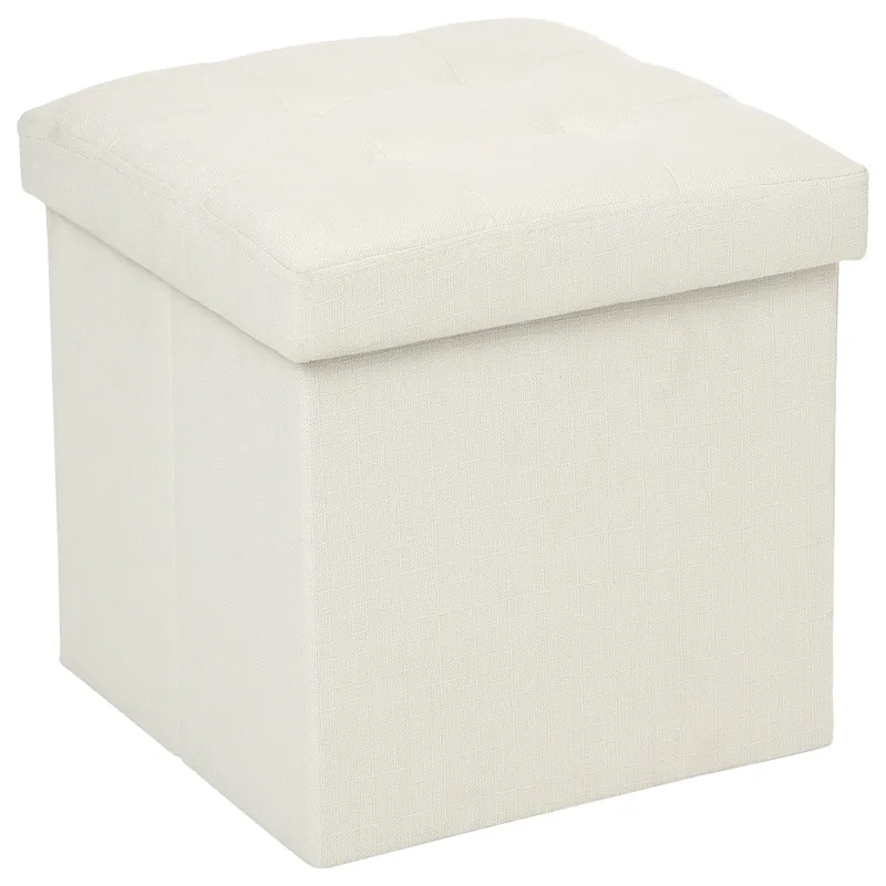 Pufa Pikowana Adaline Beige 38x38 cm