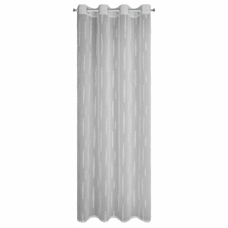 Firana ALENI 140x250 cm Etamina - Srebrna