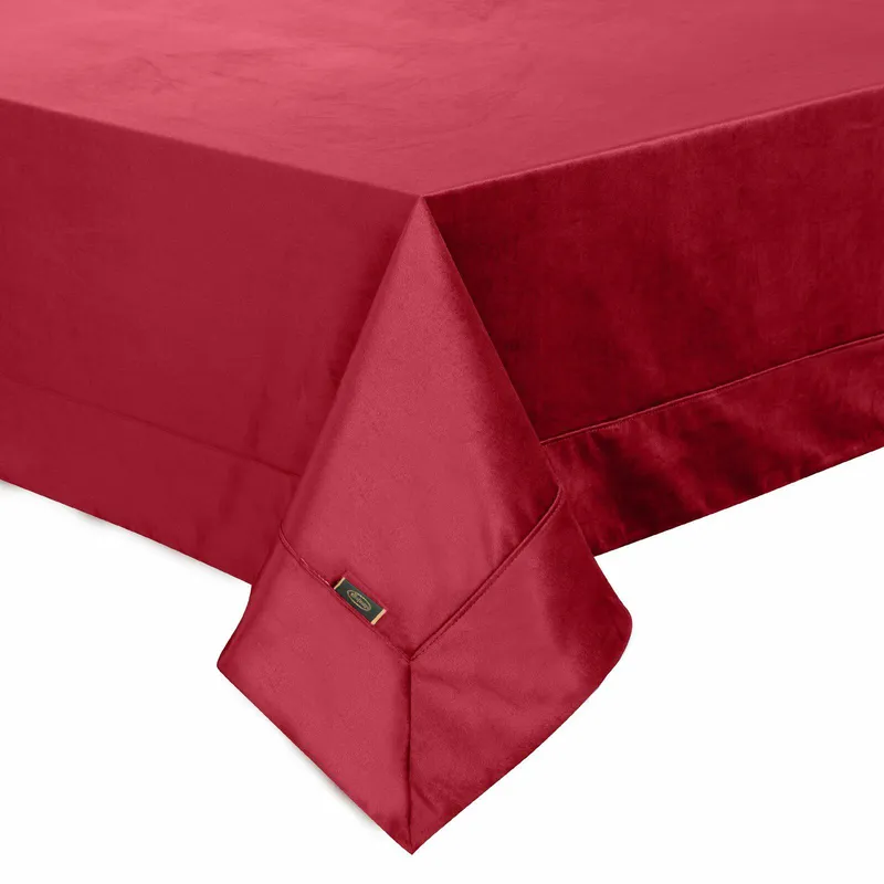 Obrus VELVET 145x220 cm - Bordowy