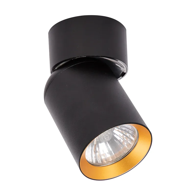 Lampa Sufitowa Spot ANDY Czarny Złoty