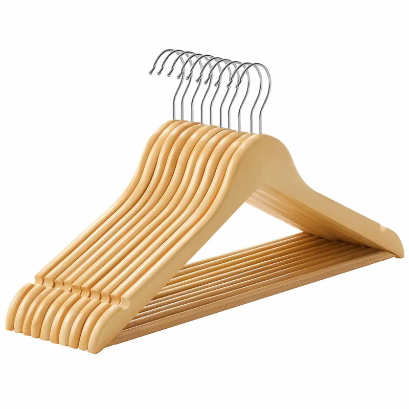 Drewniane Wieszaki Zestaw 10 szt
