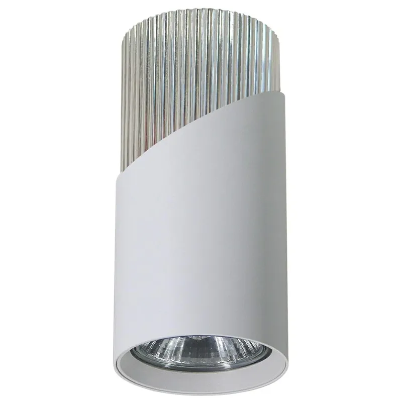 Lampa Sufitowa NEO Biały Srebrny Tuba