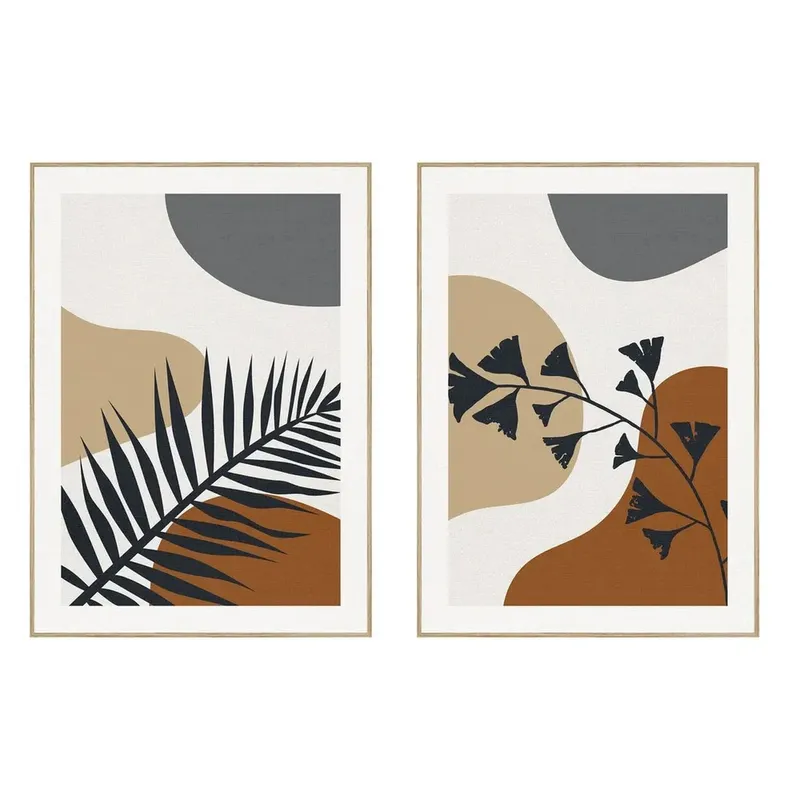 2X Obraz Ścienny Na Płótnie W Ramie MDF 71 cm