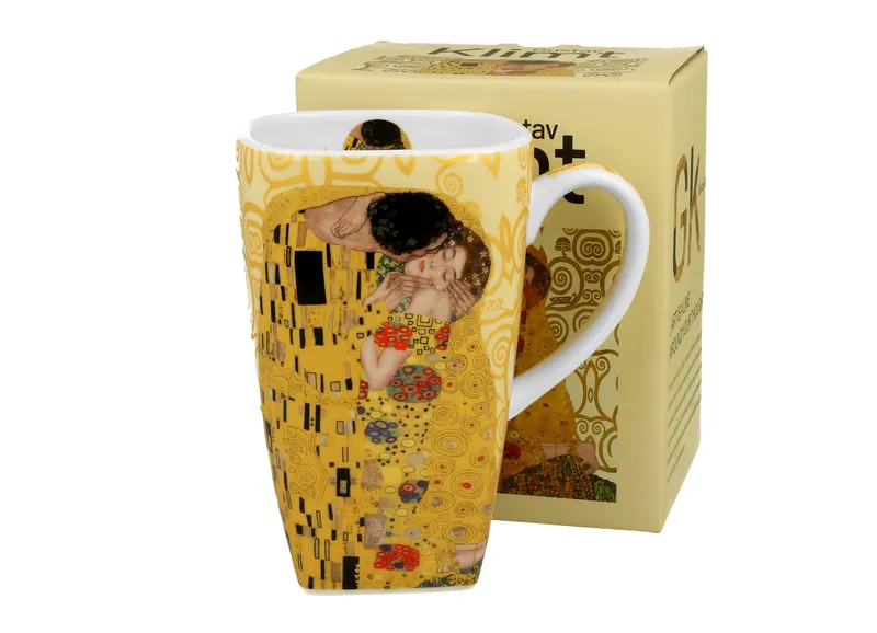 Kubek Kwadratowy THE KISS ECRU 650 ml