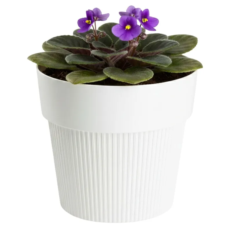 Donica SILVA LINE Recykling H12,7X14,5 cm - Kremowa