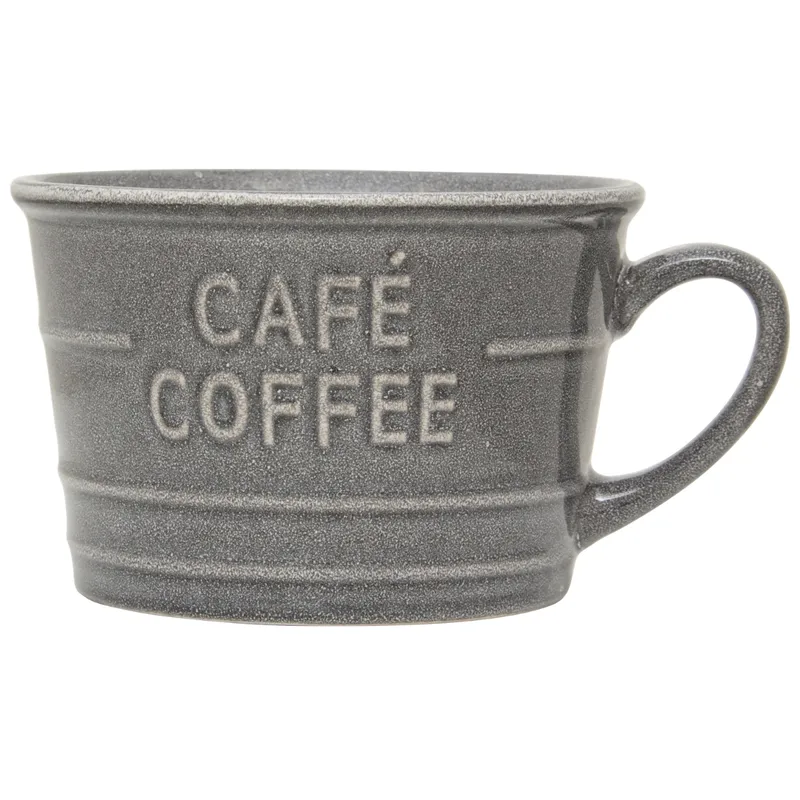 Filiżanka Śniadaniowa Coffee 260 ml - Szara
