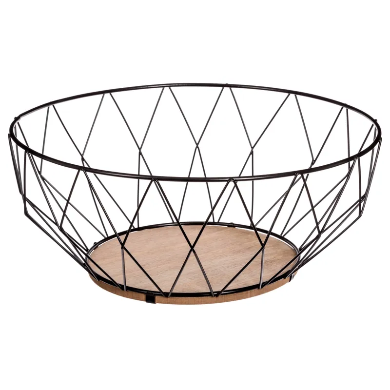 Metalowy Kosz Na Owoce Diamond 28 cm