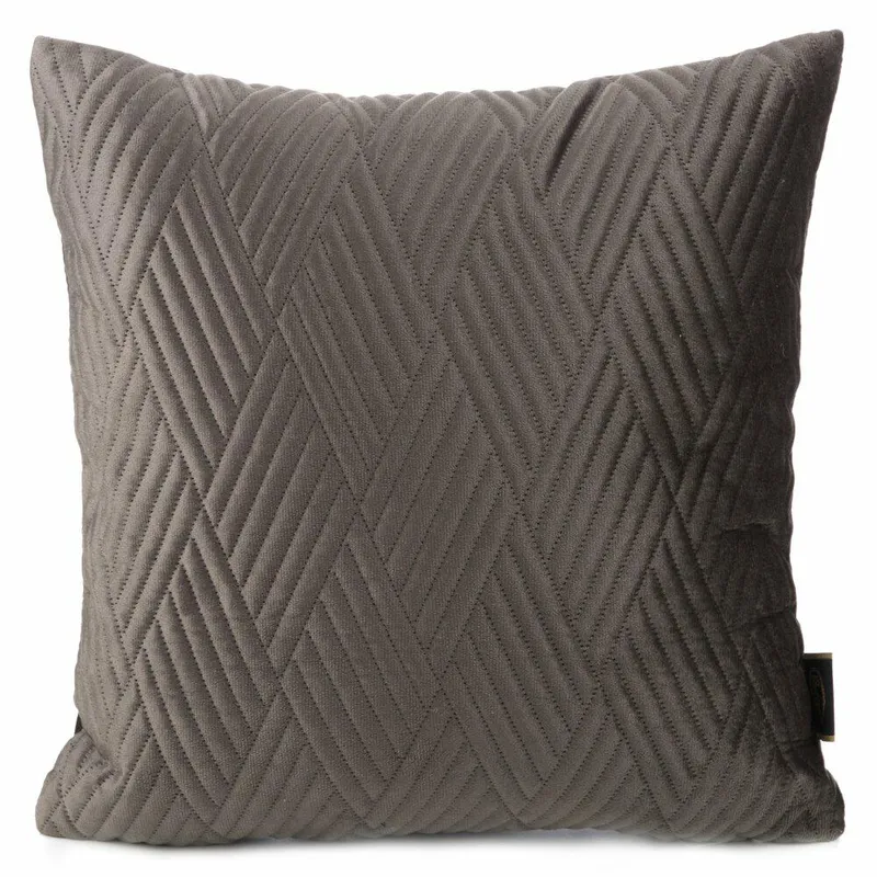 Poszewka ARIEL 1 40x40 cm Velvet - Brązowy