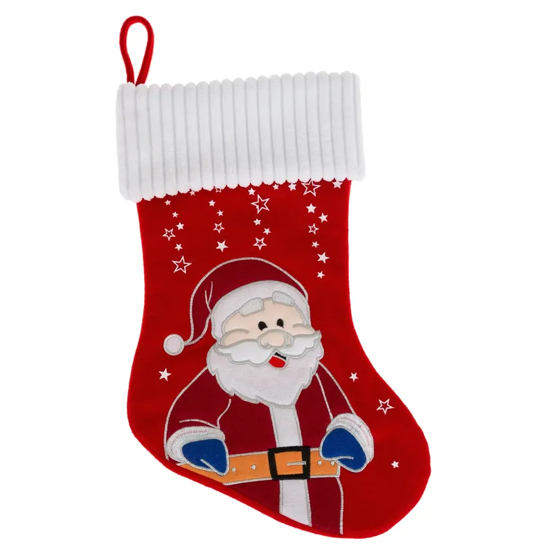 Świąteczna Skarpeta Santa Claus - Czerwona