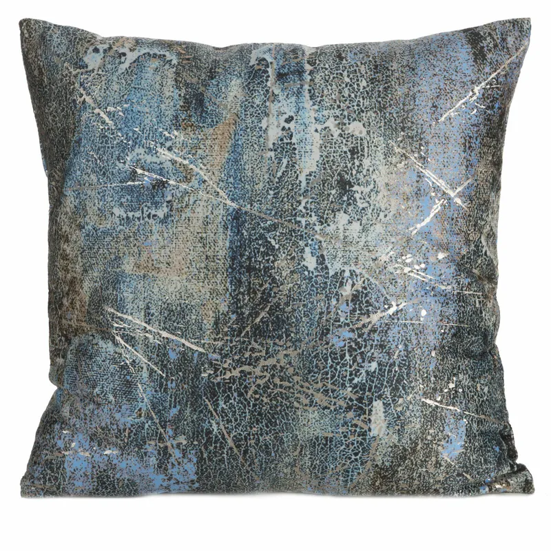 Poszewka ESTER 45x45 cm Velvet - Turkusowa