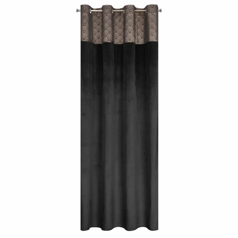 Zasłona AGNES 140x250 Orientalna - Czarna