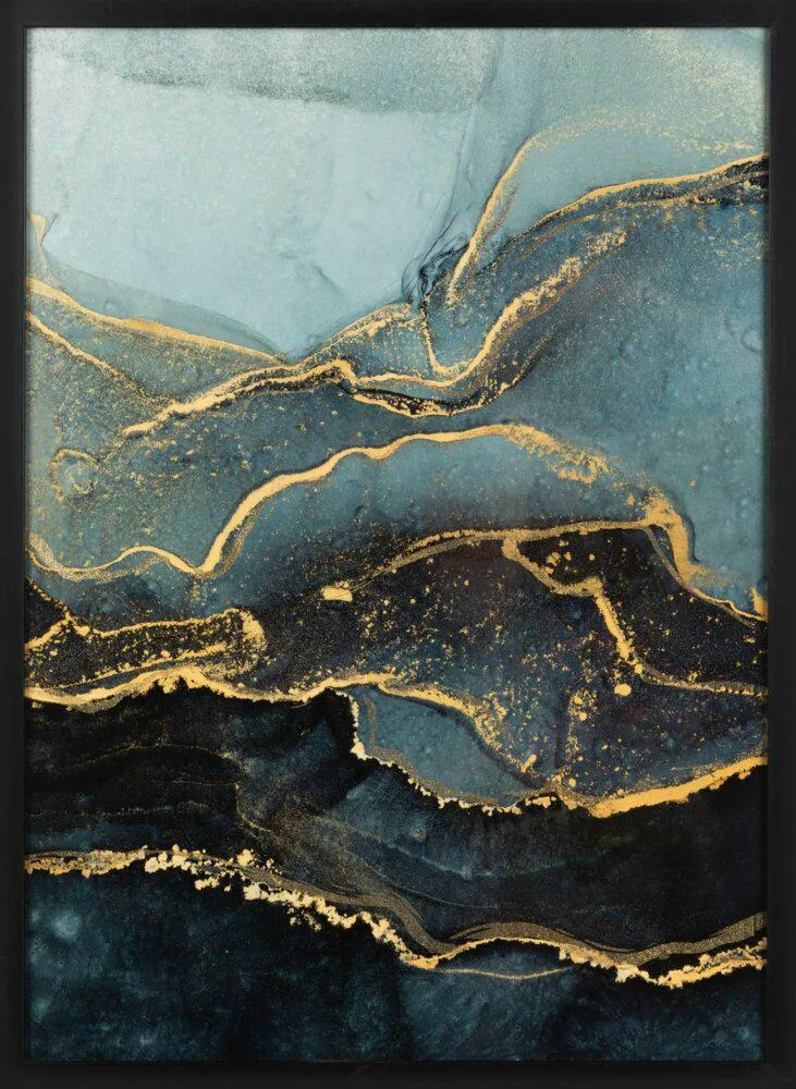 Obraz 479 53x73 cm Abstrakcja - Złota