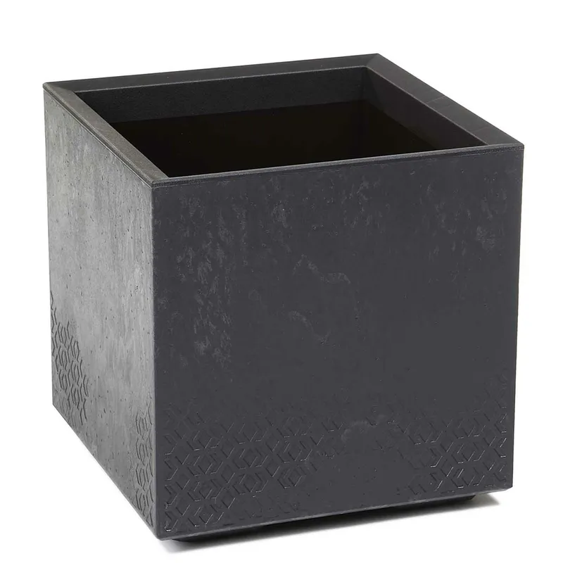 Donica Betonique Beton 40x40 cm - Czarny