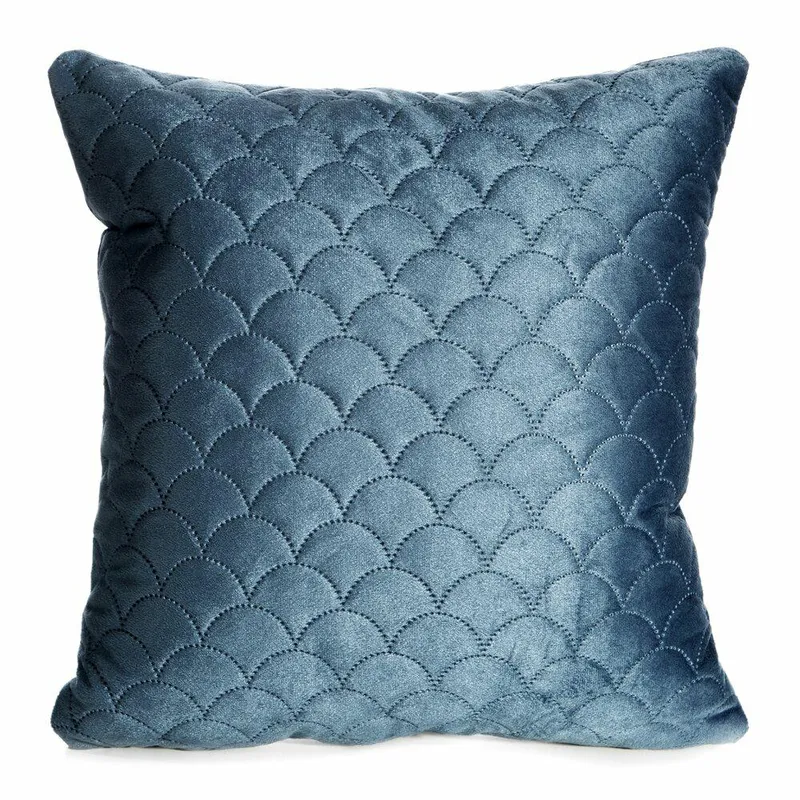 Poszewka ARIEL 40x40 cm Velvet - Niebieski