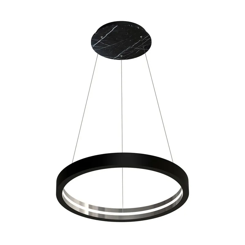 Lampa Wisząca CASSIOPEIA Marmur - Czarny