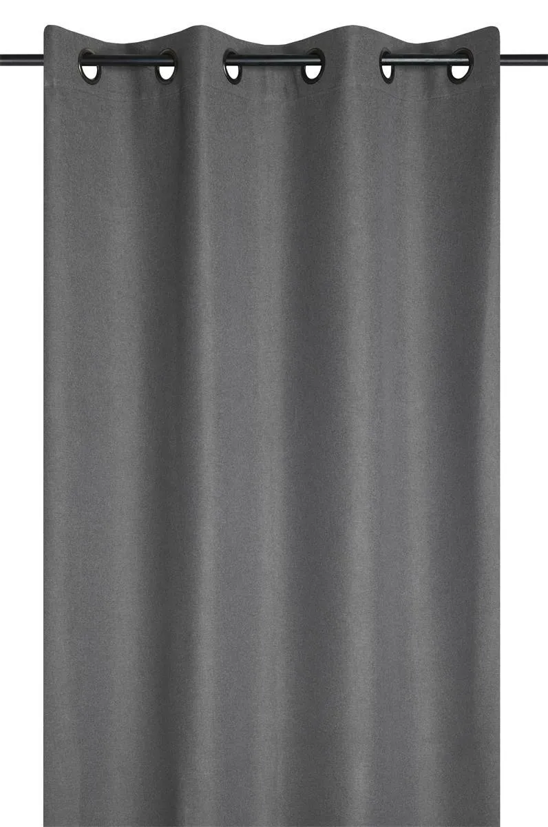 Zasłona PORTLAND 140x260 Ciemnoszara 100