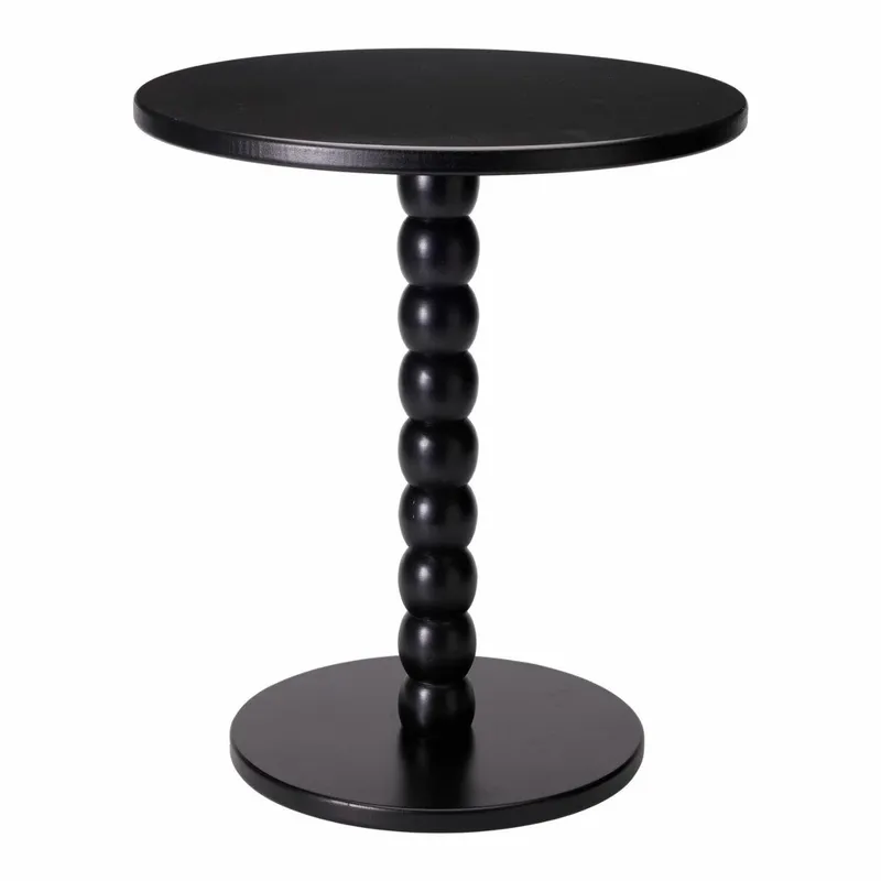 Stolik Kawowy Dekoracyjny Czarny 35XH40 cm