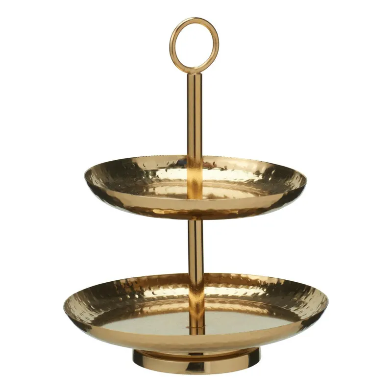 Patera Dwupoziomowa 20 cm - Złota