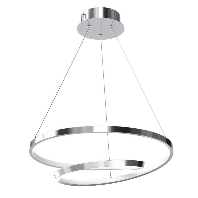Lampa Wisząca LUCERO 48W LED - Srebrny