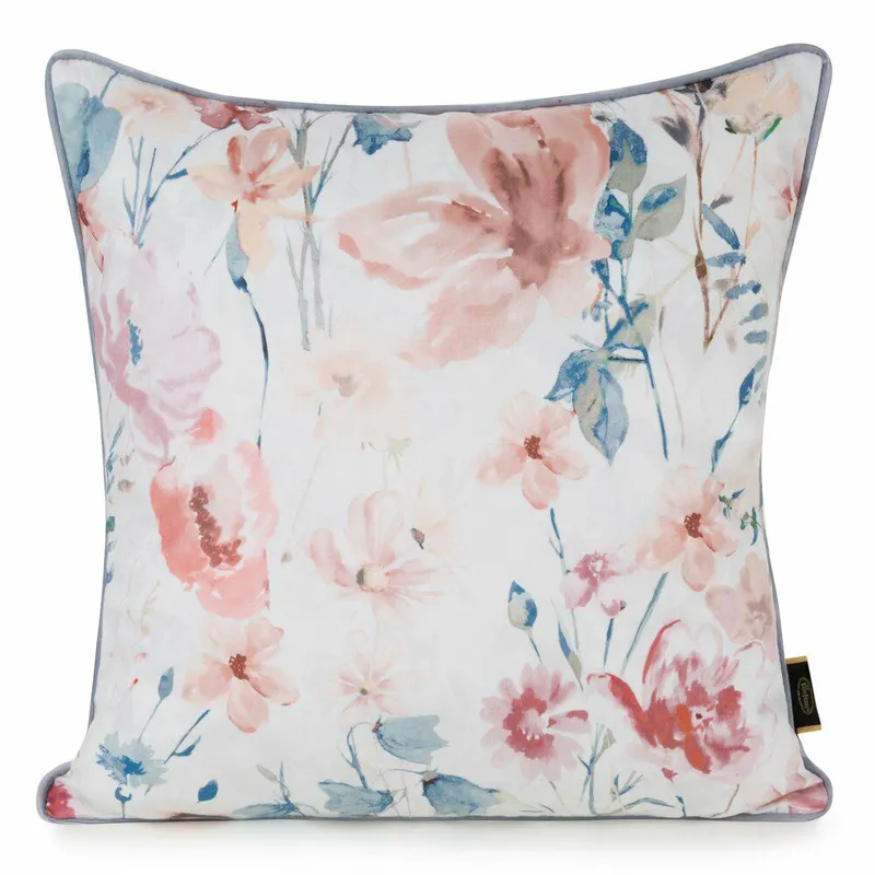 Poszewka VELVET/156 45x45 Pastelowe Kwia
