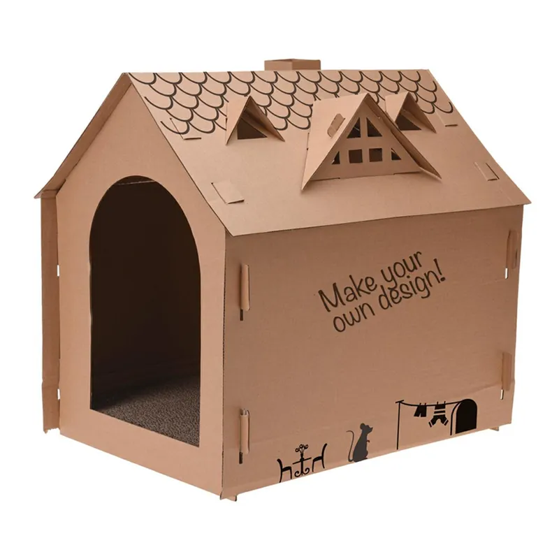 Domek Kartonowy Dla Kota 48x44 cm