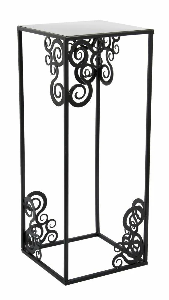 Nowoczesny Stojący Kwietnik 60 cm - Czarny