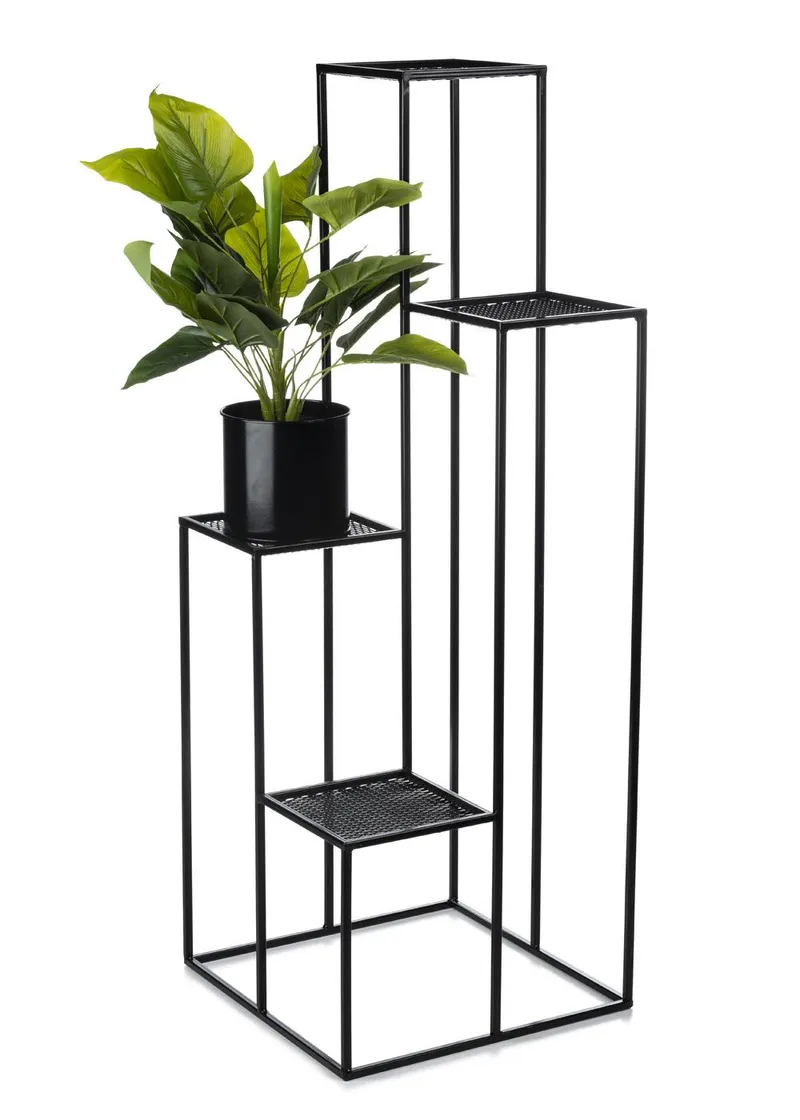 Kwietnik KASKADA 110 cm Siatka - Czarny