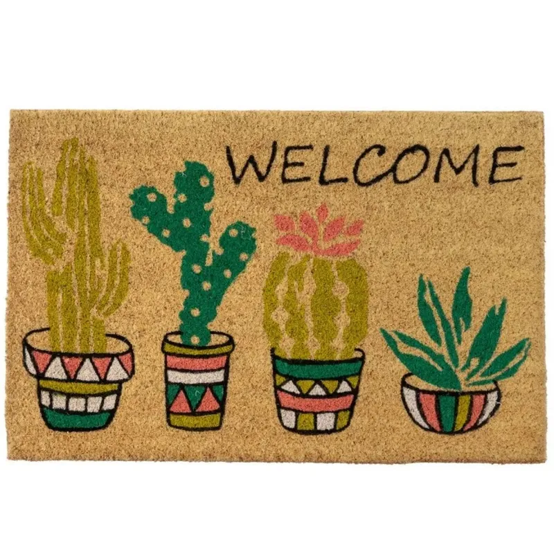 Wycieraczka Kokosowa Welcome Kaktusy 60x40 cm