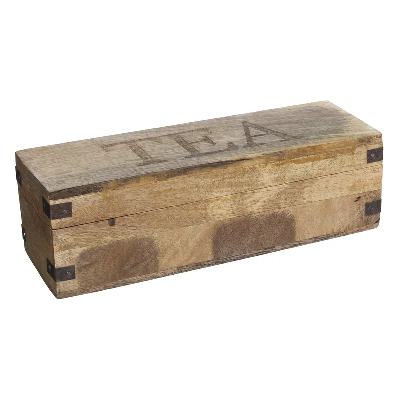 Pudełko Z 4 Przegródkami Mango Wood