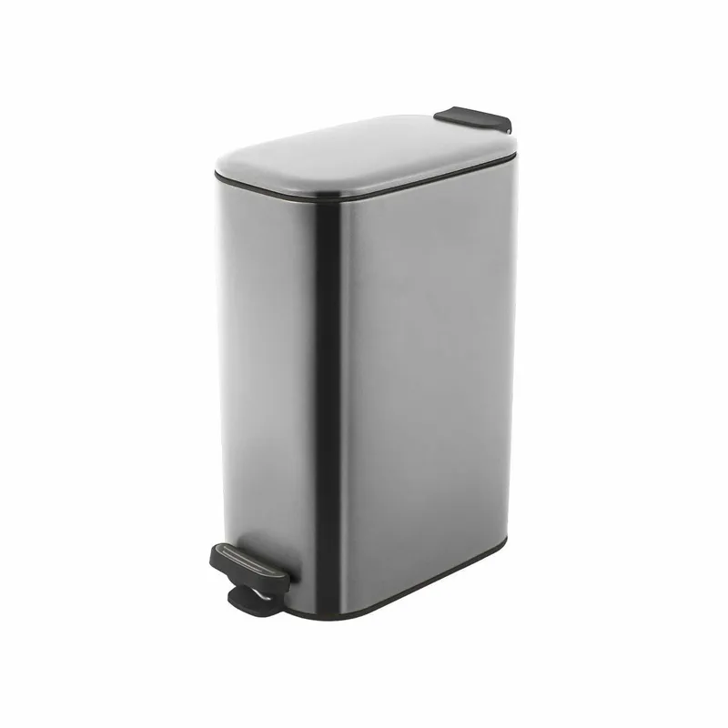 Kosz Na Śmieci 30 l Slim - Srebrny