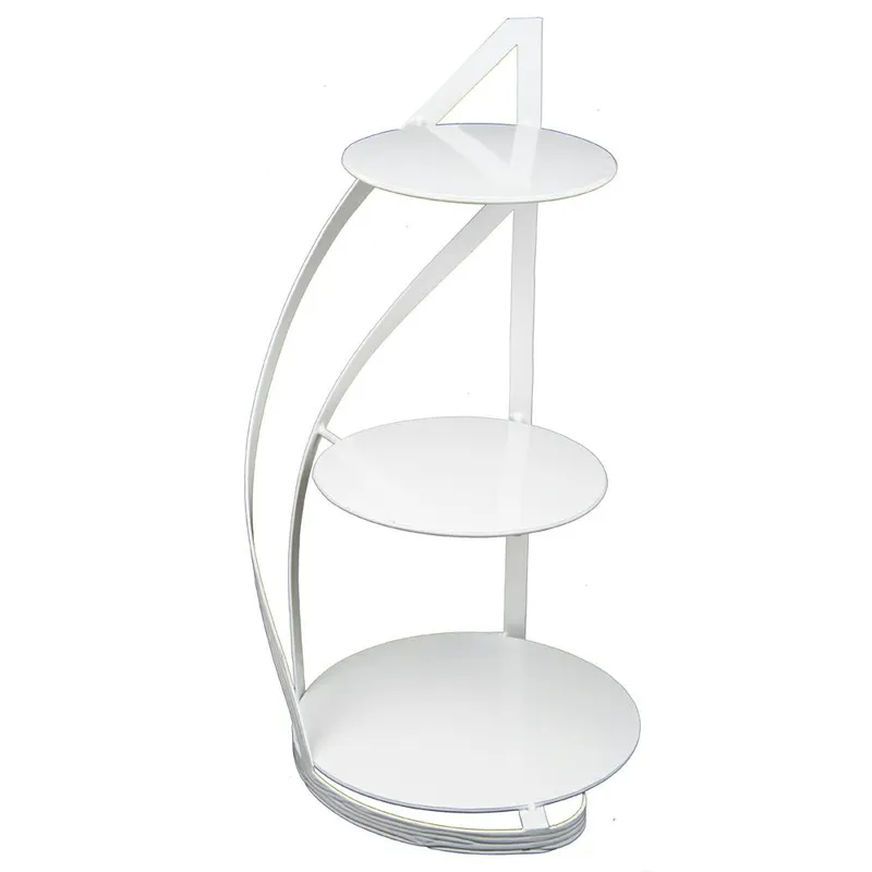 Stojak Metalowy Nowell Na Ciasta 60 cm - Biały