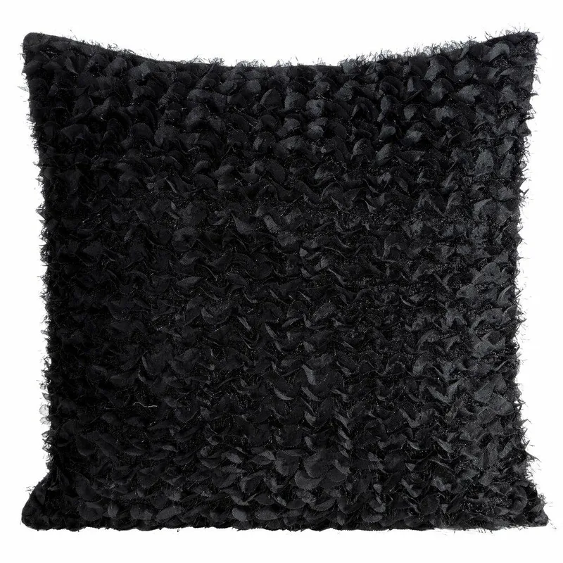 Poszewka TIFFANY 45x45 Falbany - Czarna