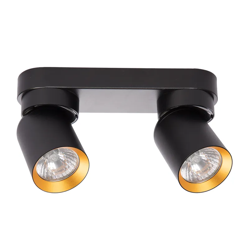 Lampa Sufitowa Spot ANDY Czarny Złoty
