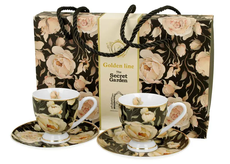 Zestaw Filiżanek Espresso English Roses