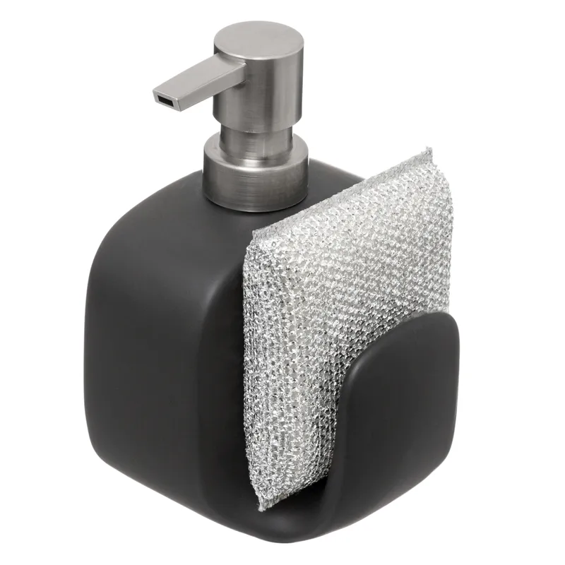 Dozownik Na Płyn Z Gąbką Black 400 ml