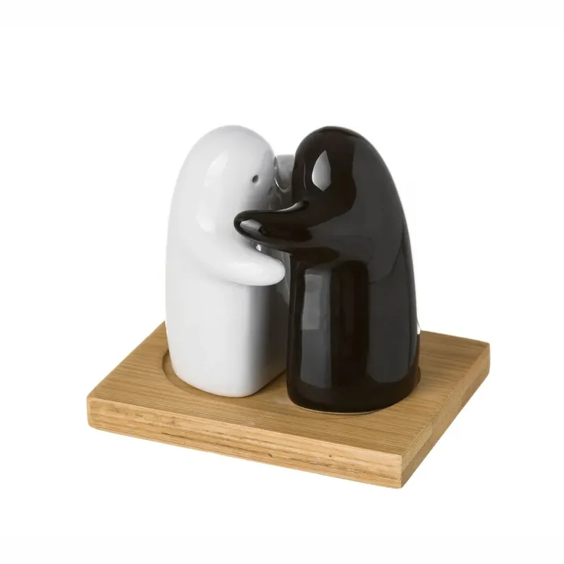 Zestaw Pojemników Na Podstawce SALT & PEPPER