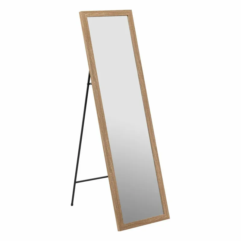 Lustro Stojące Podłogowe 35x125 - Brązowe