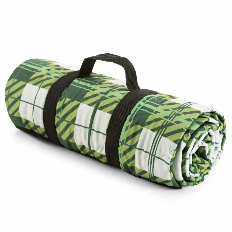 Koc PIKNIK 2 130x145 cm Krata - Zielony